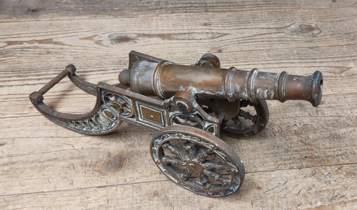 Vintage old antique brass - old,