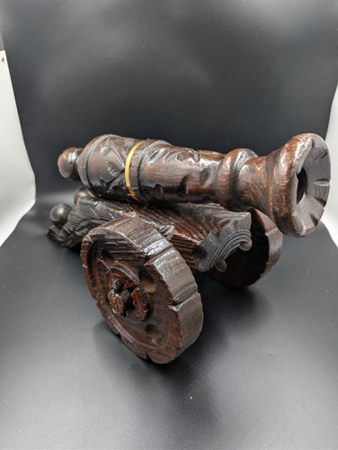 Vintage wooden artillery - wooden,