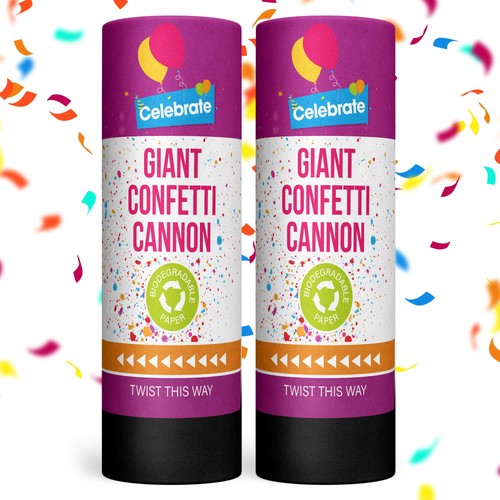 Sol 2pk confetti - confetti, cannons