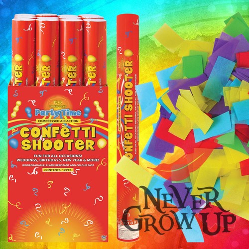 50cm confetti cannons - 2x,