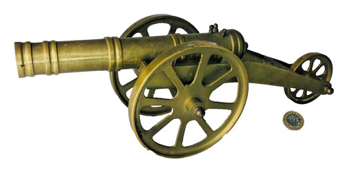 Cannon ornament large - large, heavy