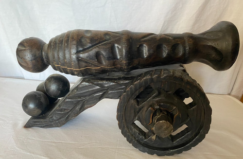 Vintage large hand carved - hand,