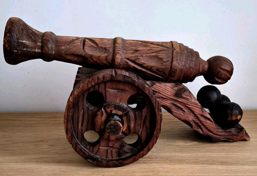 Large hand carved wooden - hand,